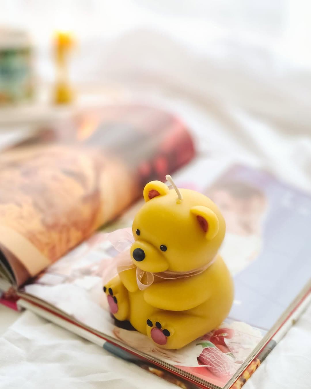 Qiri me dyll blete në formë arushi Teddy, i personalizuar